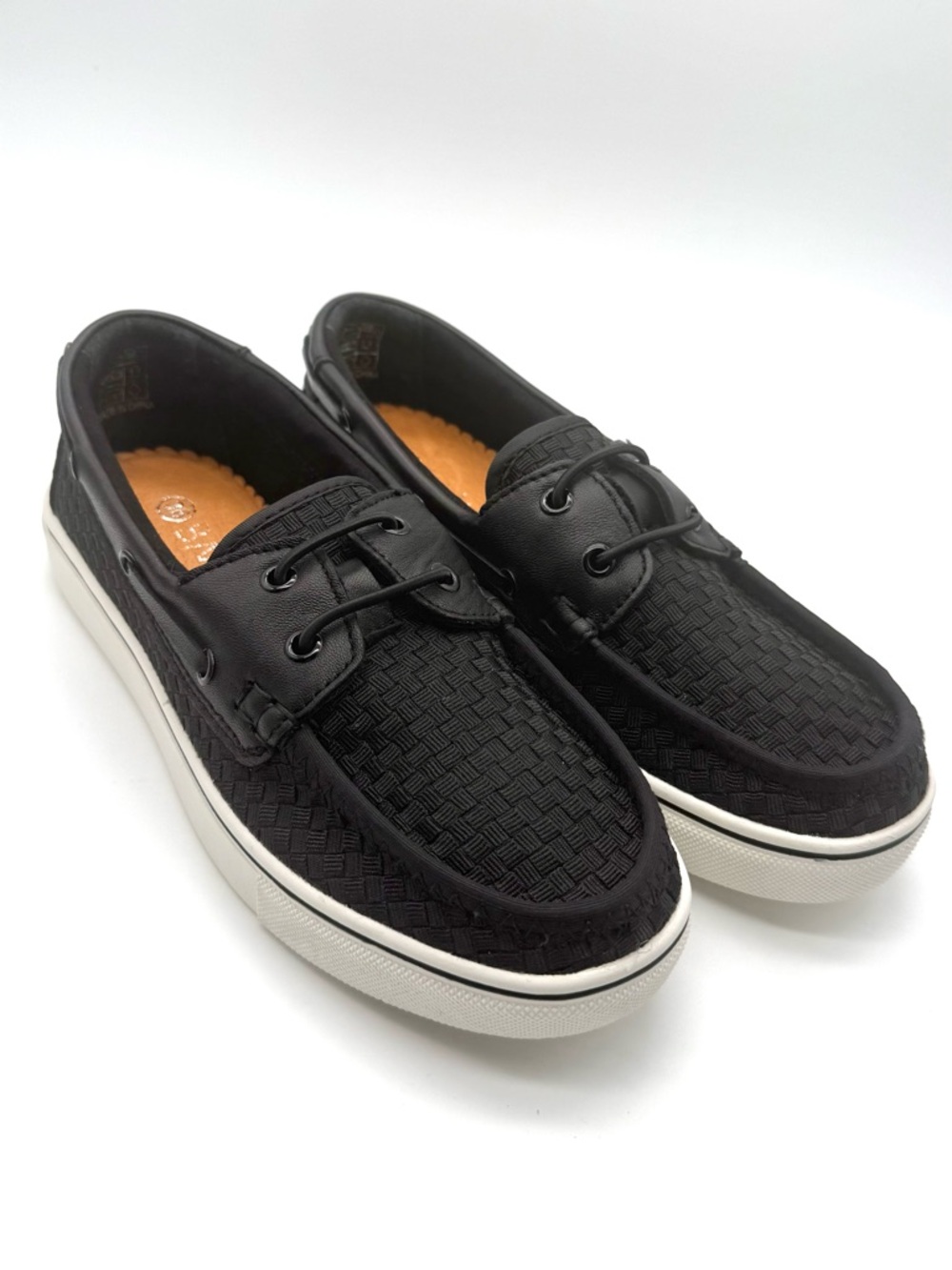 Bernie Mev Melody Black Woven Loafers